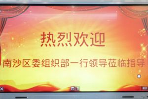 热烈欢迎南沙区委组织部张部长等领导莅临天行足球_天行（中国）天行足球_天行（中国）南沙公司指导